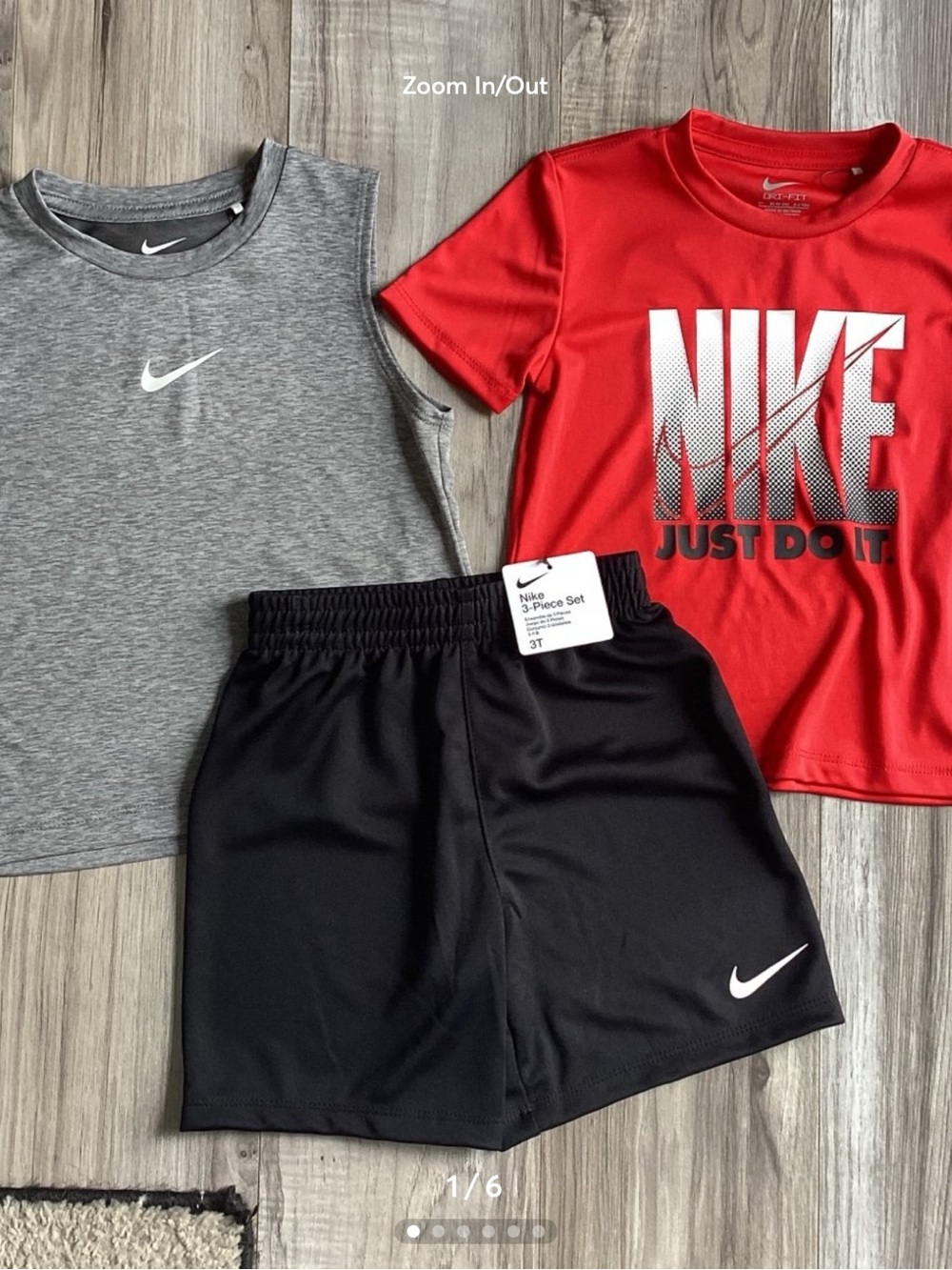 Nike Boys 3-Piece Athletic Set size 3T(NWT) ~PRICE FIRM, NO OFFERS~